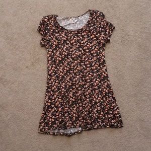 Short sleeve floral dress